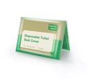 DISPOSABLE PAPER TOILET SEAT COVER 355*430MM