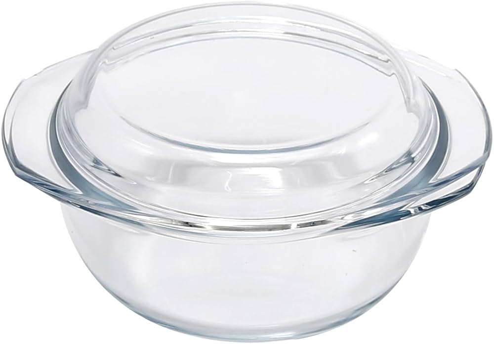 KAVEH GLASS SERVING BOWL 