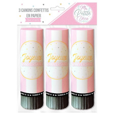 PARTY POPPERS 3PCS