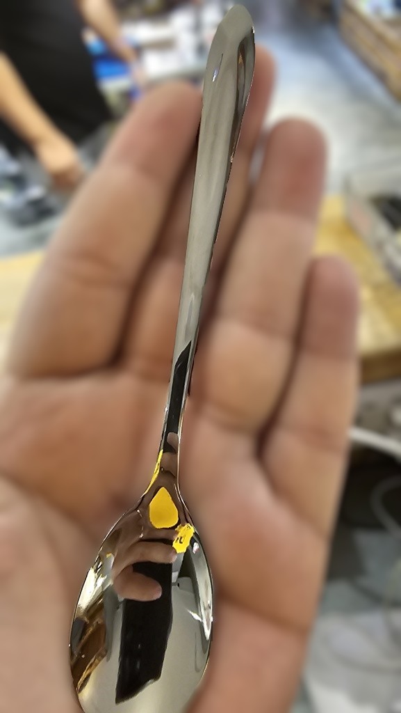 SF PLAIN DESSERT SPOON 6PCS