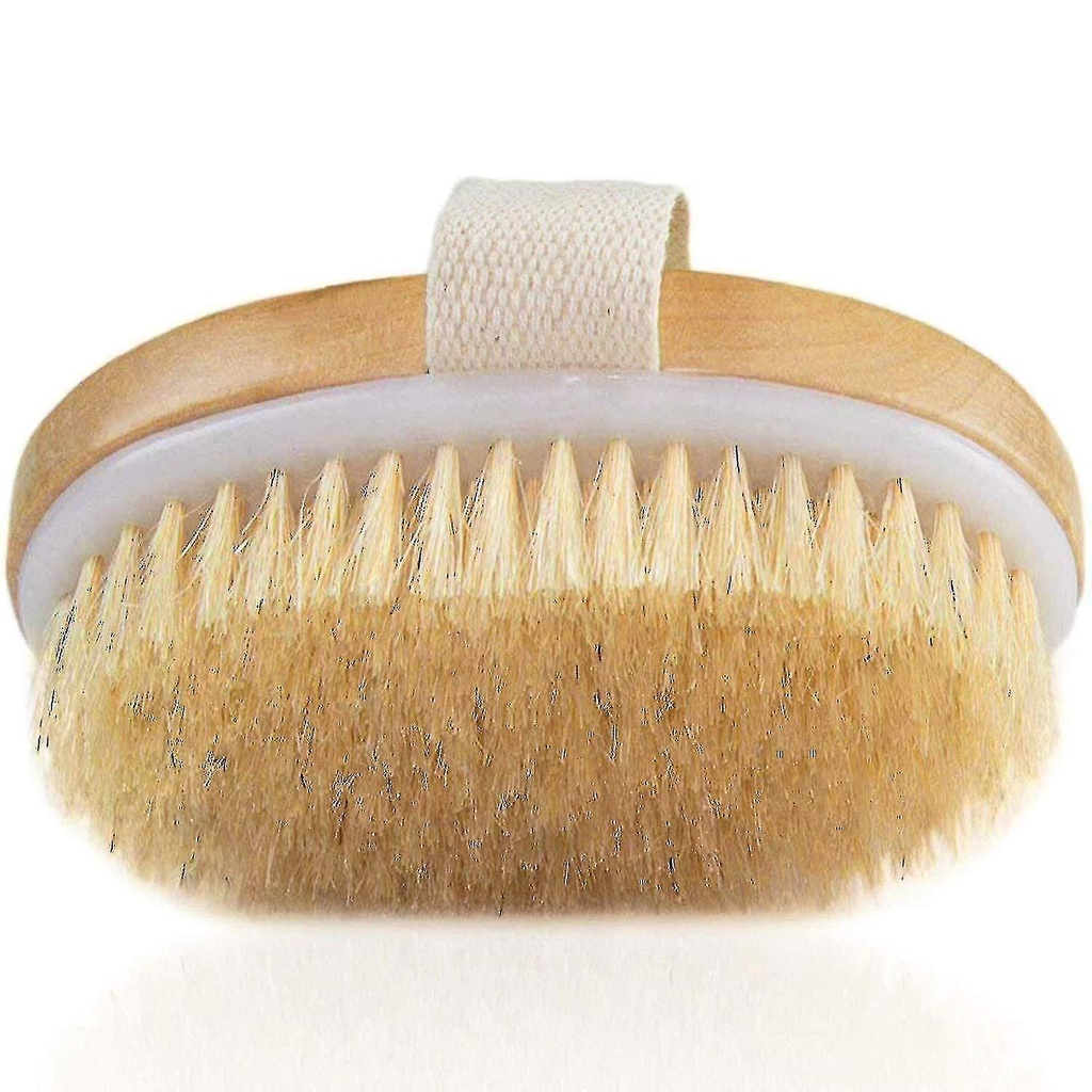 WOOD OVAL BATH BRUSH