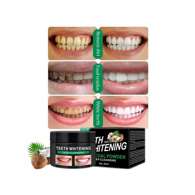 TEETH WHITENING charcoal powder