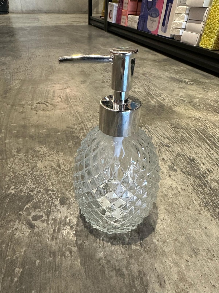 GLASS SOAP DISPENSER