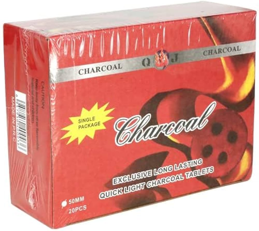 CHARCOAL TABLETS 50MM 20PCS