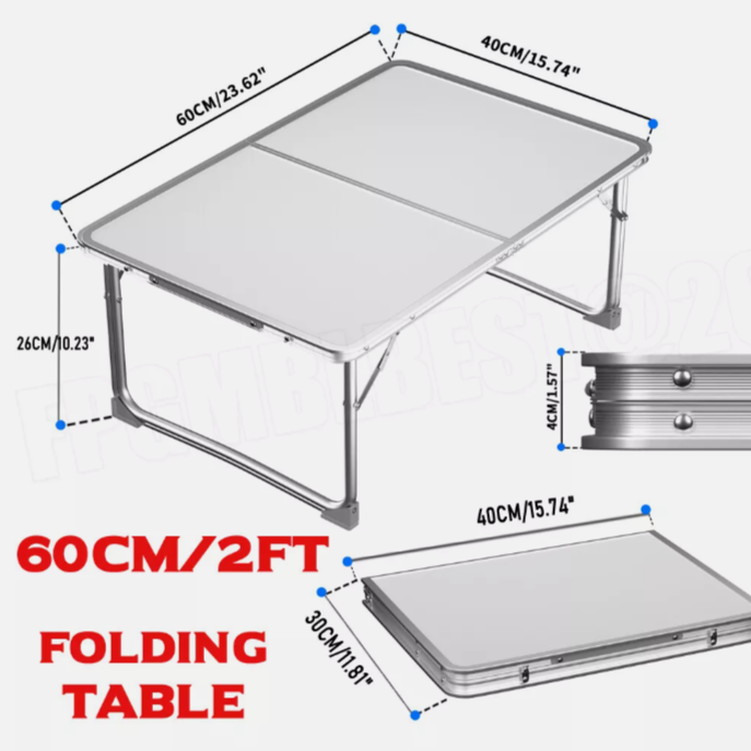 FOLDING TABLE 40X60CM