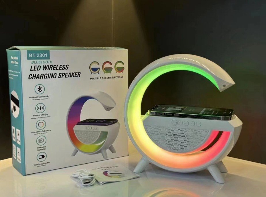 LED WIRELESS CHARGING SPEAKER. BT-2301