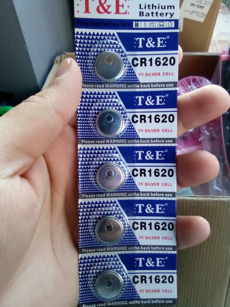 T AND E CR1620 LITHIUM BATTERY