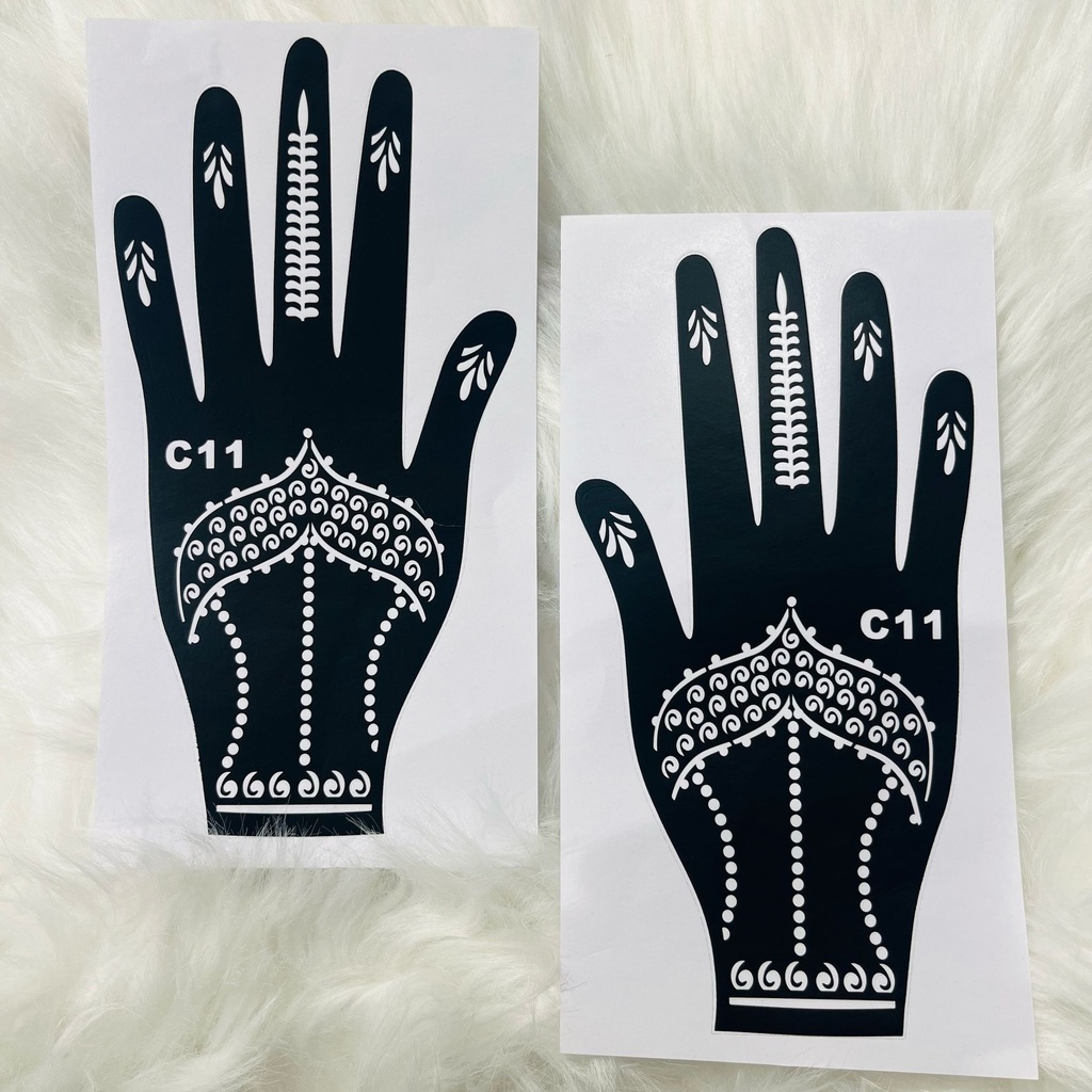 HENNA HAND STICKER A-3065