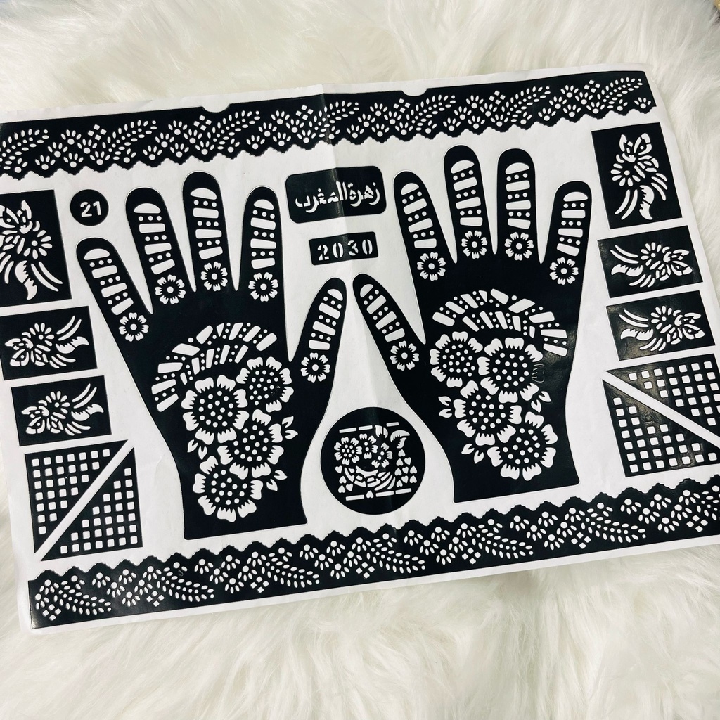 HENNA ARM STICKER SET A-772