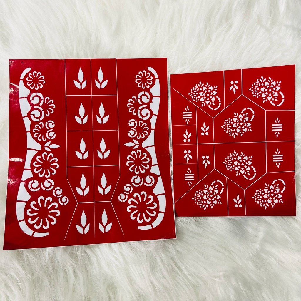 HENNA STICKER RED