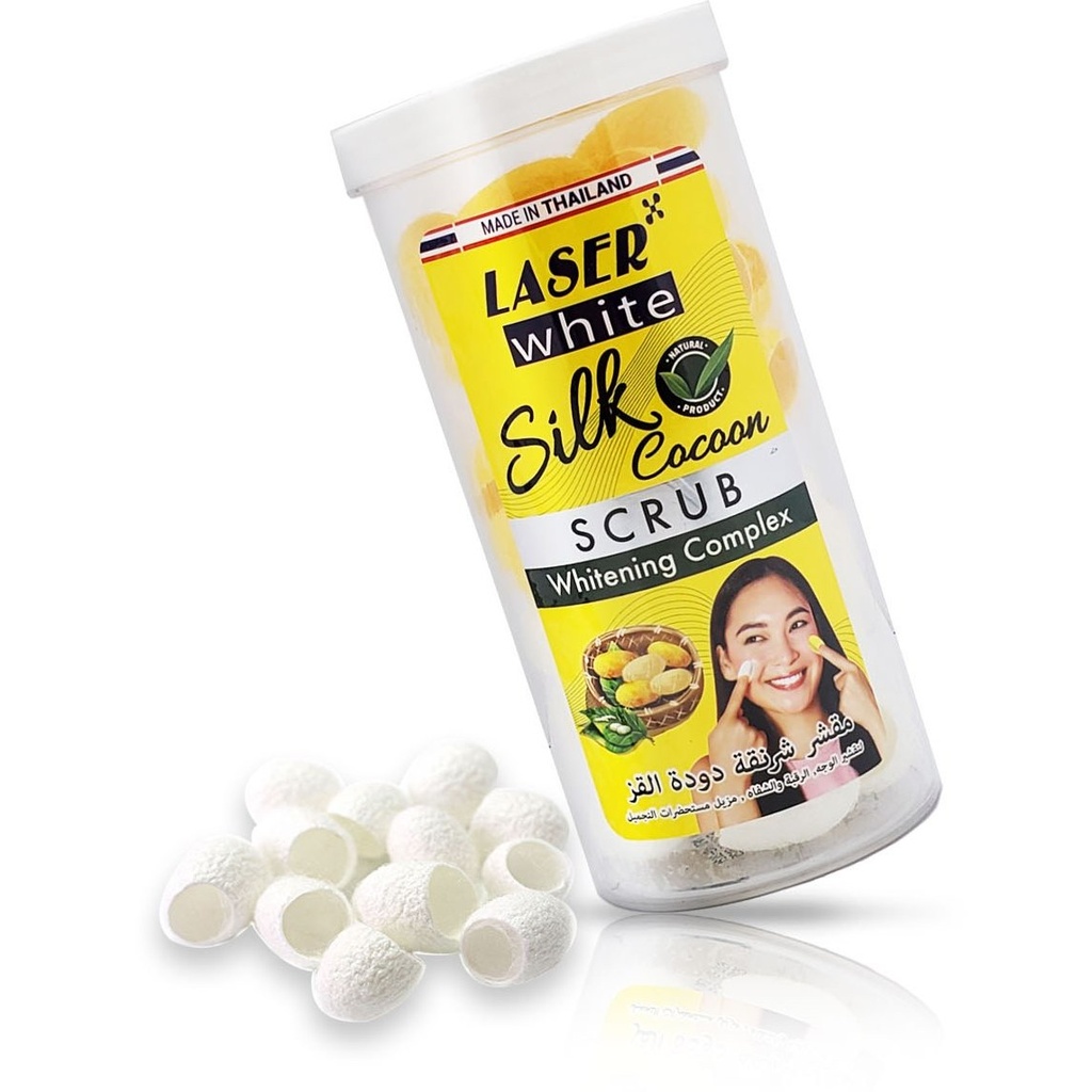 LASER WHITE cocoon scrub