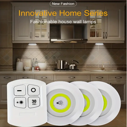 LED LIGHT WITH REMOTE 3PCS