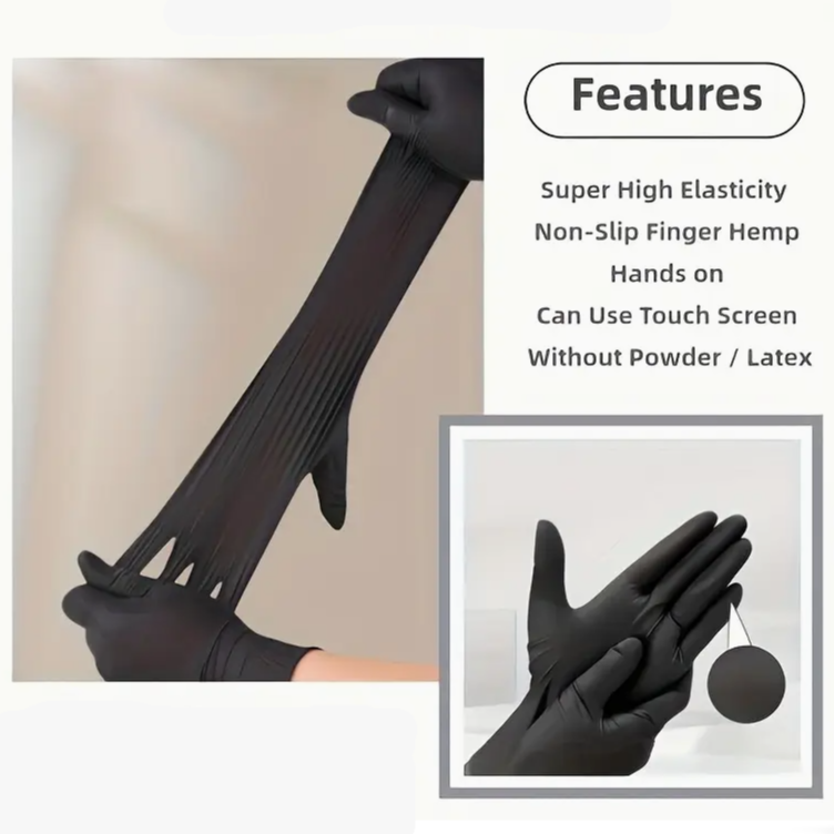 NITRILE GLOVES 100PCS