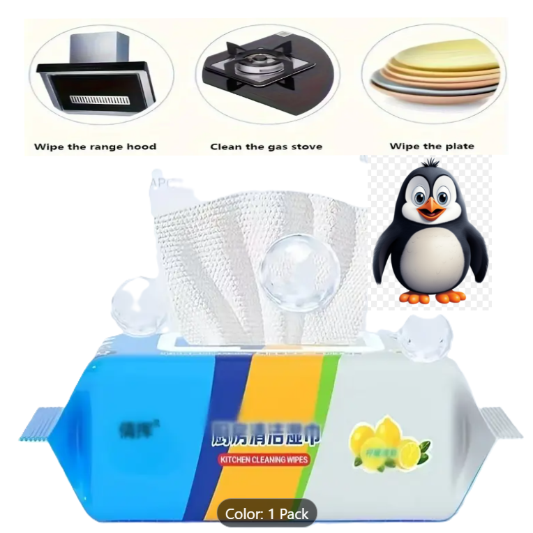 KITCHEN CLEAN WIPES 80PCS