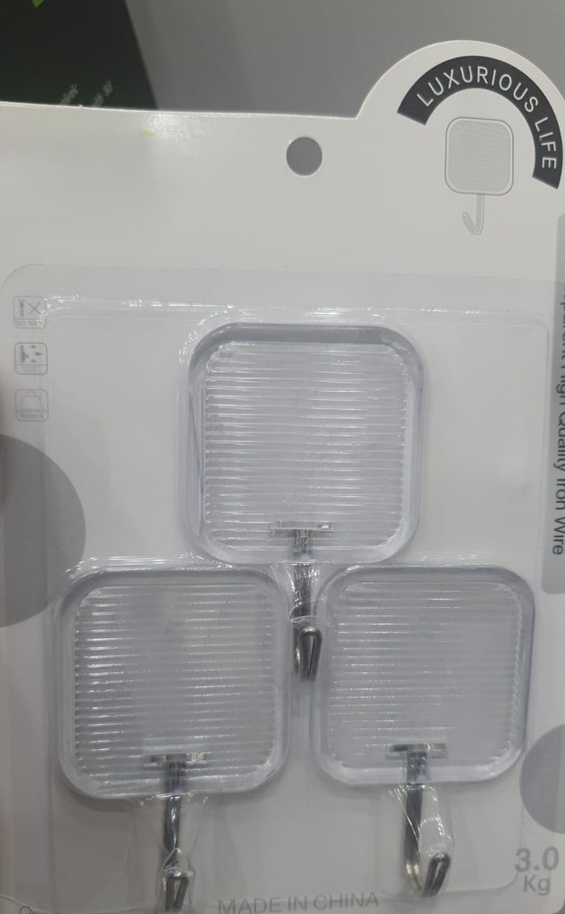 LUXURIOUS LIFE HOOK 3PCS 3KG