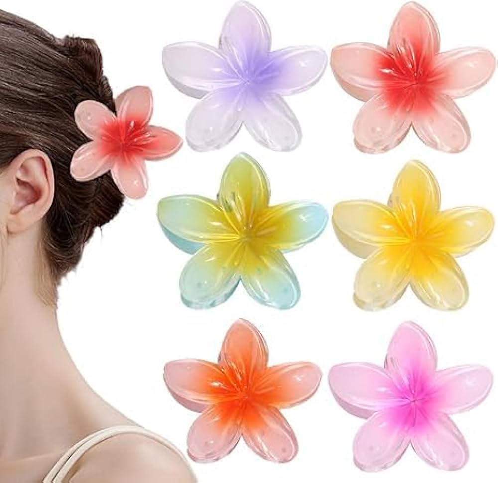 FLOWER HAIR CLIP 3PCS
