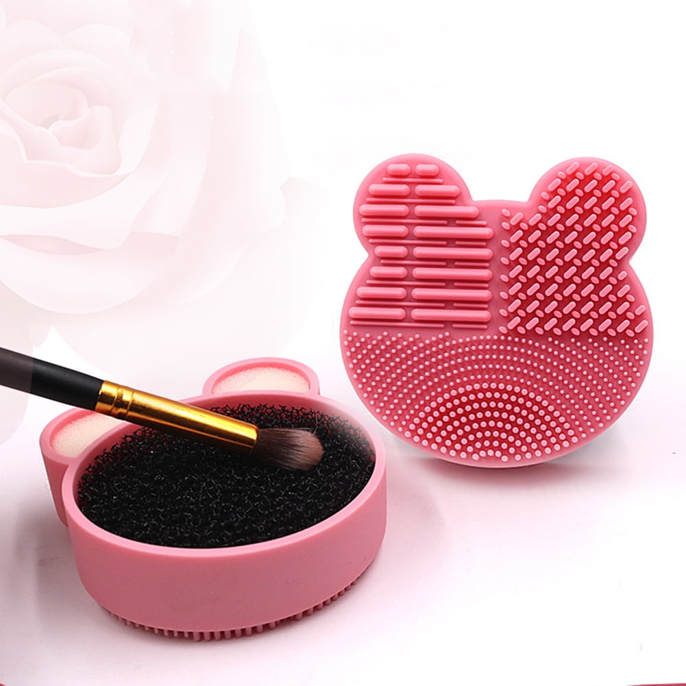 MAKEUP BRUSH CLEANING BEAR SHAPE