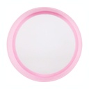 FLOUR SIFTER PINK ROUND 