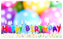 HAPPY BIRTHDAY CANDLES 