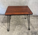 SQUARE WOOD TABLE SMALL