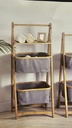 FOLDING WOODEN STORAGE RACK
