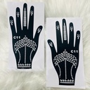 HENNA HAND STICKER A-3065
