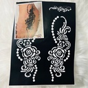 HENNA feet sticker A-1217