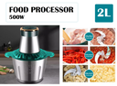FOOD PROCESSOR 500W 2L