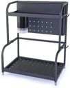 Double kitchen seasoning rack
