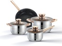 HOMEWAY steel cookware set 7pcs