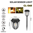 GARDEN SOLAR SENSOR LIGHT
