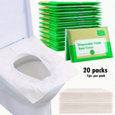 DISPOSABLE TOILET SEAT COVER 20PACKS 4*45