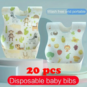DISPOSABLE BABY BIBS 20PCS