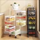 ROTATABLE STORAGE VEGETABLE BASKET 5LAYER 90*27.5*27.5CM