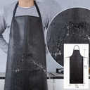 FAUX LEATHER APRON 80x55cm